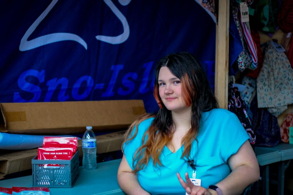 Sno-Isle TECH Students at Monroe Auto Swap Meet, Evergreen State Fairgrounds May 2025