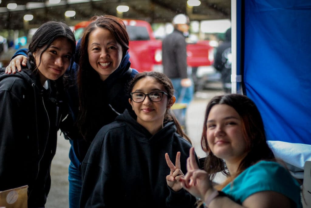 Sno-Isle TECH Students at Monroe Auto Swap Meet, Evergreen State Fairgrounds May 2025