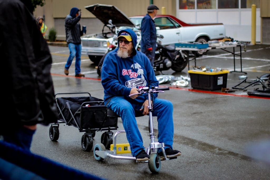 Sno-Isle TECH Students at Monroe Auto Swap Meet, Evergreen State Fairgrounds May 2025